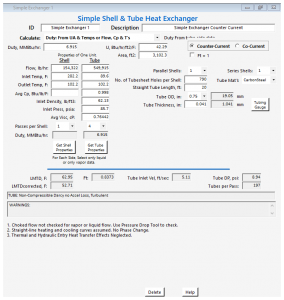 Analyze Heat Exchanger - Process Engineering ToolS